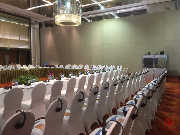 Cung cấp thiết bị hội thảo Conference tại Pan Picific Hà Nội
