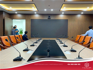 Cho thuê âm thanh hội nghị, hội thảo tại Hà Nội uy tín – VietLink Event
