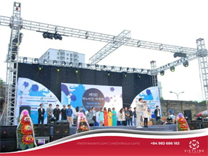 Cho thuê sân khấu tại Bình Dương uy tín - VietLink Event